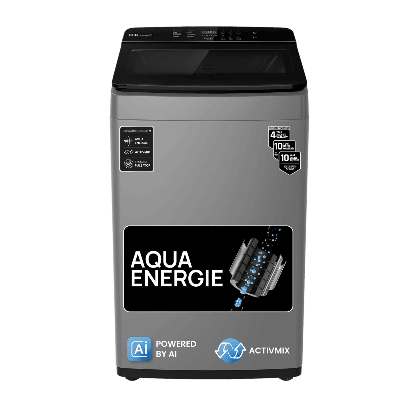 IFB 7 kg 5 Star Fully Automatic Top Load Washing Machine (TL701AG1, Triadic Pulsator, Anthracite Grey)