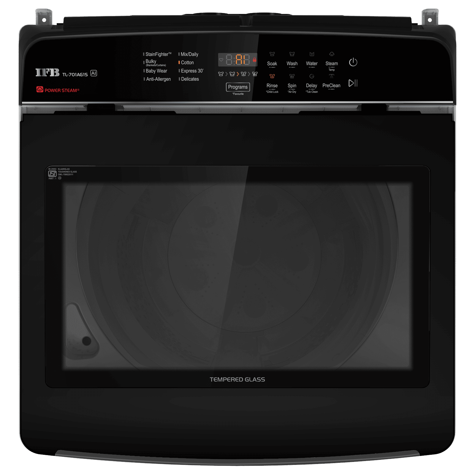 IFB 7 kg 5 Star Fully Automatic Top Load Washing Machine (TL701AG1, Triadic Pulsator, Anthracite Grey)