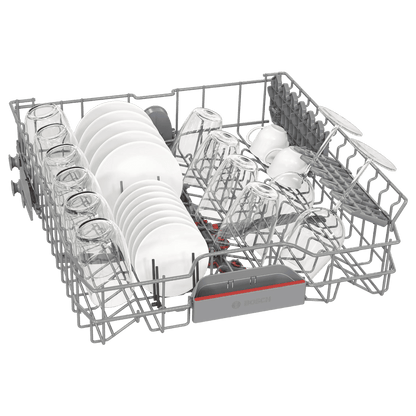 BOSCH Series 6 15 Place Settings Free Standing Dishwasher with Anti-Fingerprint (No Pre-rinse Required, Black Inox)