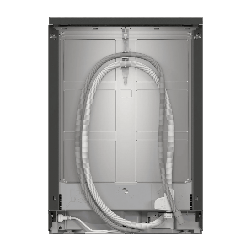 BOSCH Series 6 15 Place Settings Free Standing Dishwasher with Anti-Fingerprint (No Pre-rinse Required, Black Inox)
