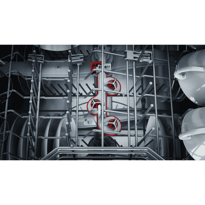 BOSCH Series 6 15 Place Settings Free Standing Dishwasher with Anti-Fingerprint (No Pre-rinse Required, Black Inox)