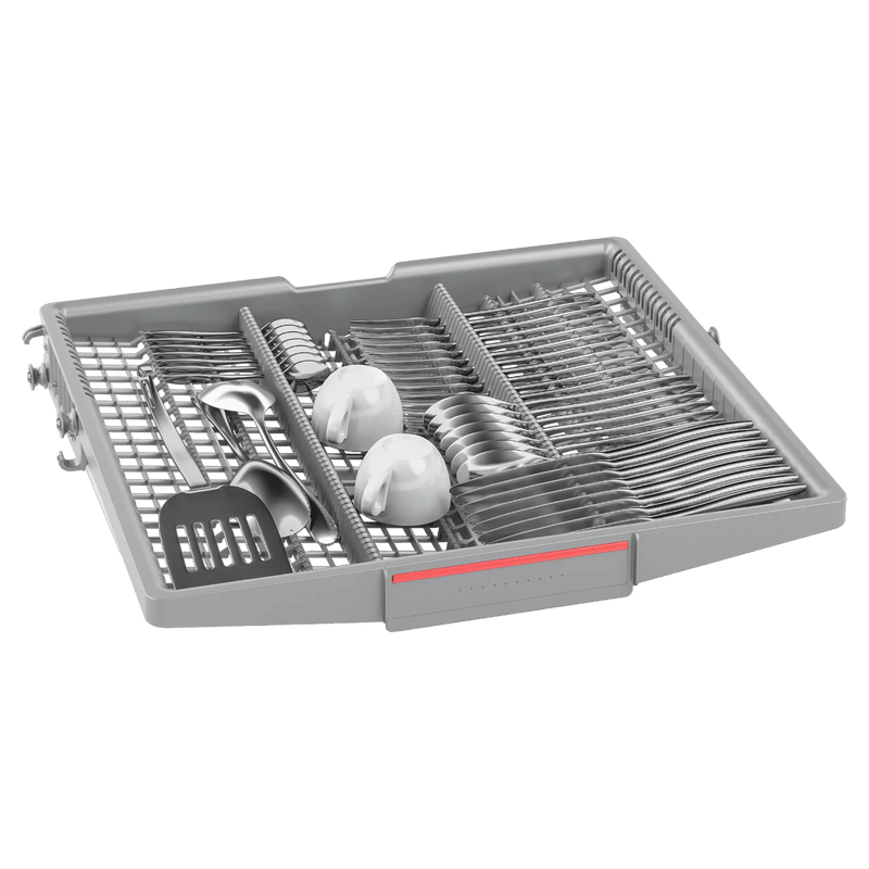 BOSCH Series 6 15 Place Settings Free Standing Dishwasher with Anti-Fingerprint (No Pre-rinse Required, Silver Inox)