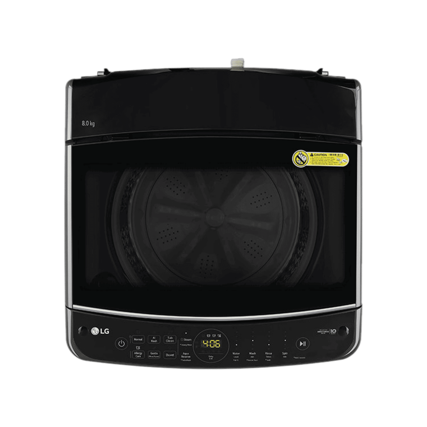 LG 8 kg 5 Star Fully Automatic Top Load Washing Machine (THD08SJM, AI Direct Drive, Middle Black)