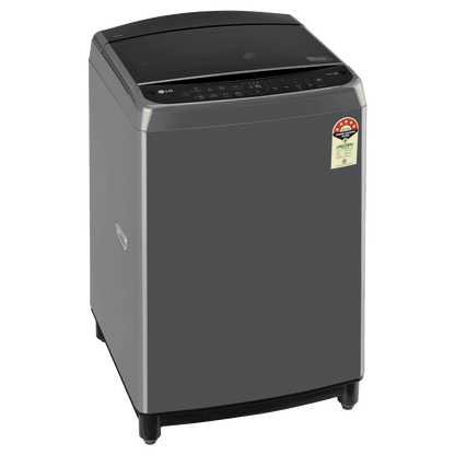 LG 8 kg 5 Star Fully Automatic Top Load Washing Machine (THD08SJM, AI Direct Drive, Middle Black)