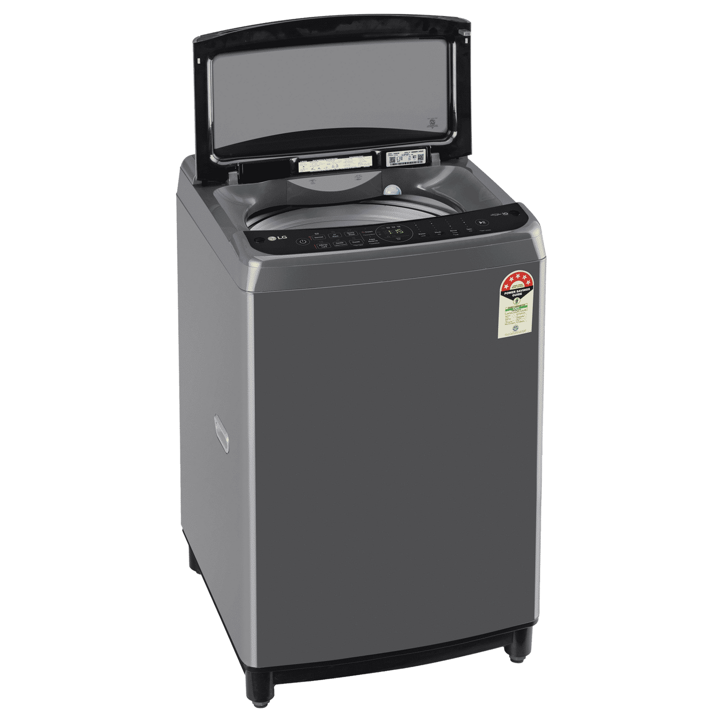 LG 8 kg 5 Star Fully Automatic Top Load Washing Machine (THD08SJM, AI Direct Drive, Middle Black)