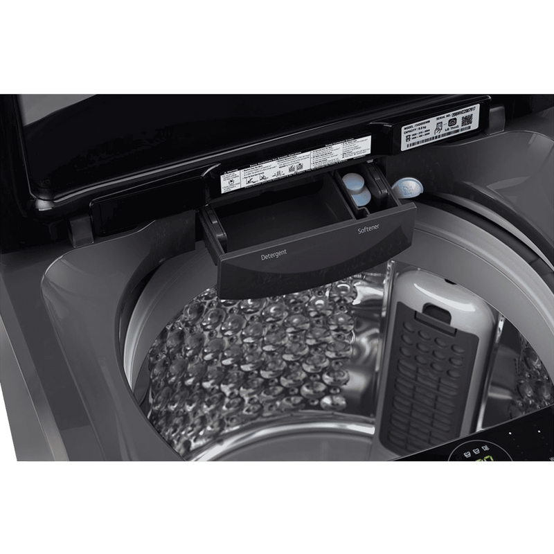 LG 8 kg 5 Star Fully Automatic Top Load Washing Machine (THD08SJM, AI Direct Drive, Middle Black)