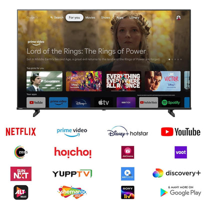 Hisense E6N 139 cm (55 inch) 4K Ultra HD LED Google TV with 4K AI Upscaler (2024 model)