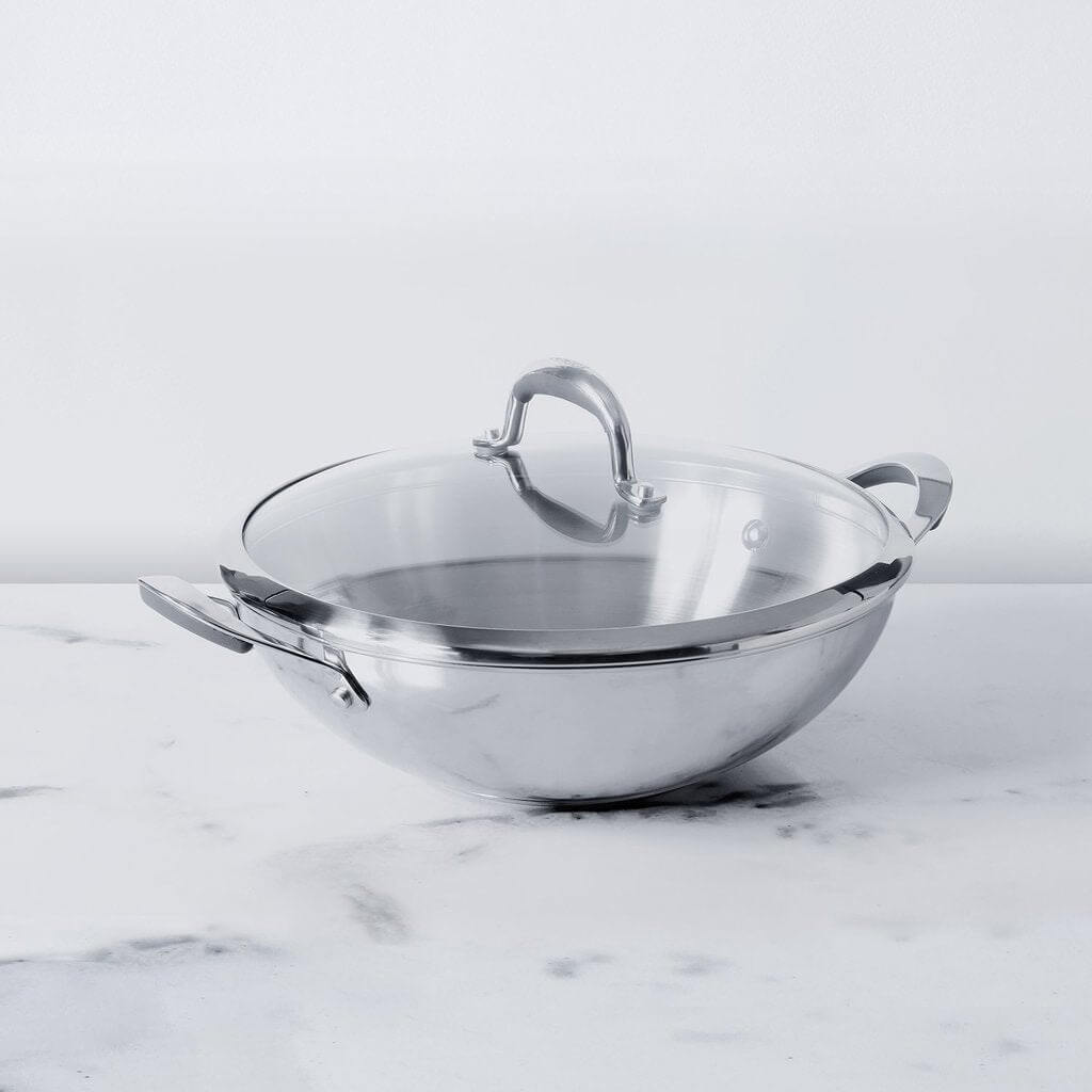 Meyer Select Stainless Steel Kadai 30cm (Induction & Gas Compatible)
