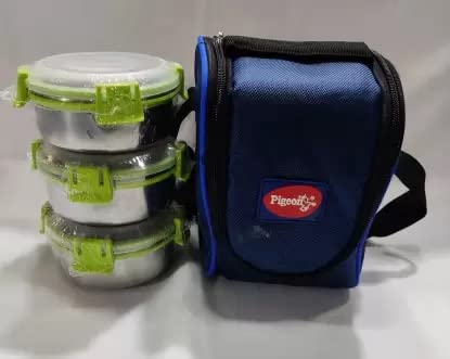 Pigeon Round Stainless Steel Tiffin Box 400 ml