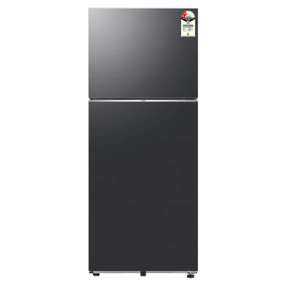 SAMSUNG 396 Litres 2 Star Frost Free Double Door Smart Wifi Enabled Refrigerator with Digital Inverter Compressor (RT41DG6A2BB1HL, Black Matt)