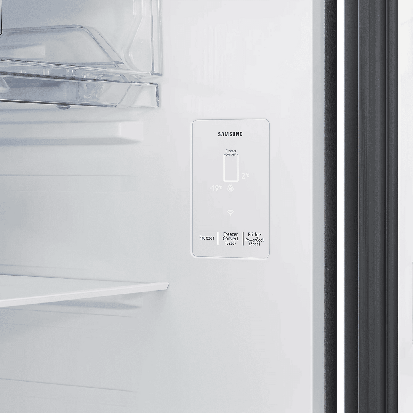 SAMSUNG 396 Litres 2 Star Frost Free Double Door Smart Wifi Enabled Refrigerator with Digital Inverter Compressor (RT41DG6A2BB1HL, Black Matt)