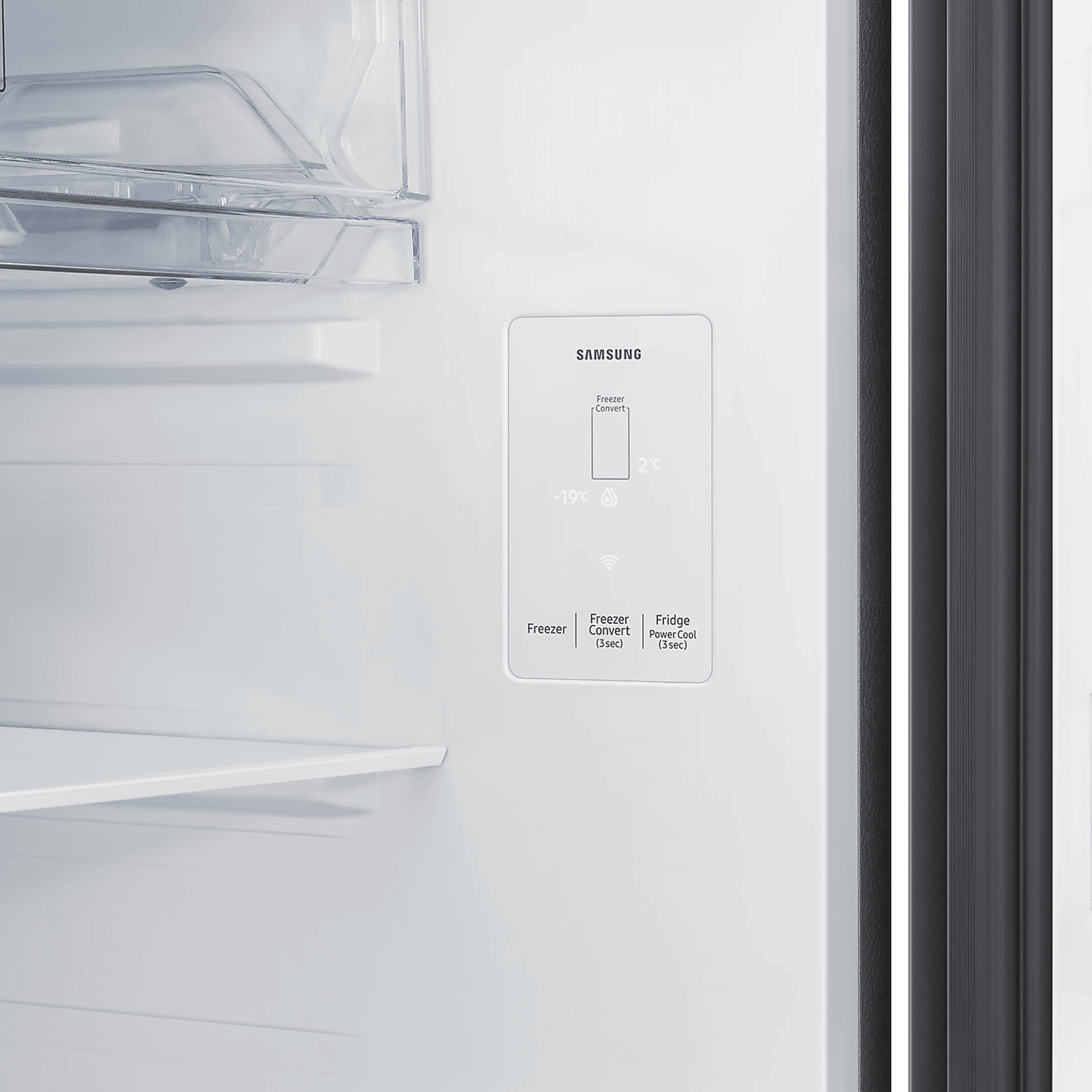 SAMSUNG 396 Litres 2 Star Frost Free Double Door Smart Wifi Enabled Refrigerator with Digital Inverter Compressor (RT41DG6A2BB1HL, Black Matt)