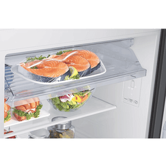 SAMSUNG 396 Litres 2 Star Frost Free Double Door Smart Wifi Enabled Refrigerator with Digital Inverter Compressor (RT41DB6A4B22HL, Black Glass)