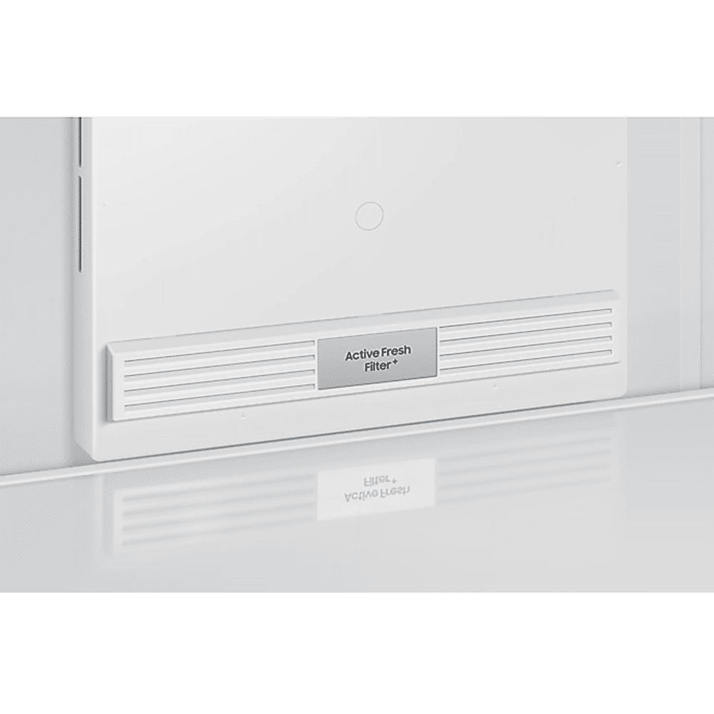 SAMSUNG 396 Litres 2 Star Frost Free Double Door Smart Wifi Enabled Refrigerator with Digital Inverter Compressor (RT41DB6A4B22HL, Black Glass)