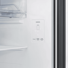 SAMSUNG 396 Litres 2 Star Frost Free Double Door Smart Wifi Enabled Refrigerator with Digital Inverter Compressor (RT41DB6A4B22HL, Black Glass)