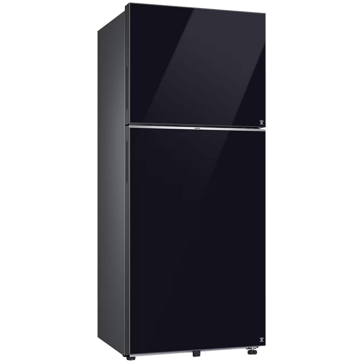 SAMSUNG 396 Litres 2 Star Frost Free Double Door Smart Wifi Enabled Refrigerator with Digital Inverter Compressor (RT41DB6A4B22HL, Black Glass)