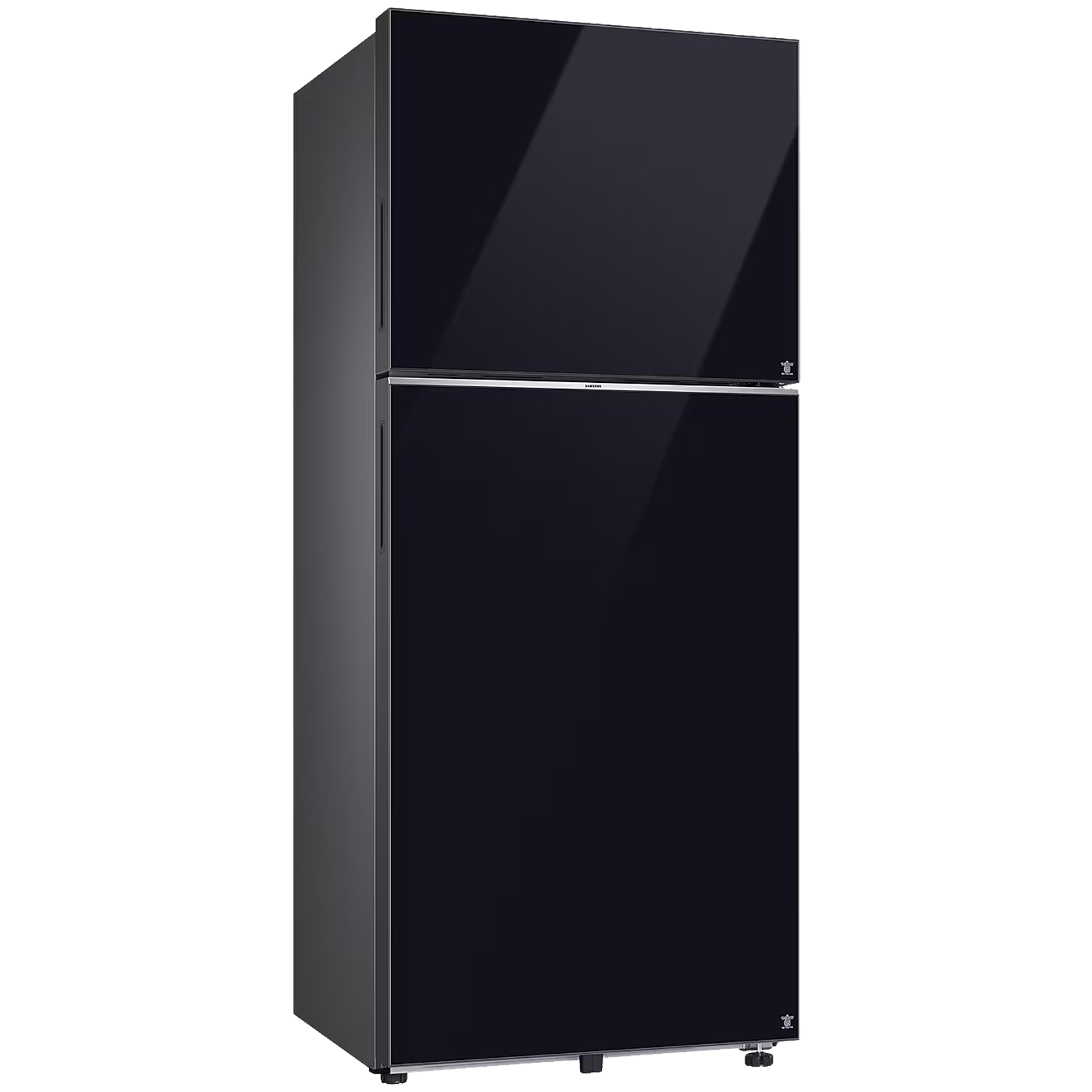 SAMSUNG 396 Litres 2 Star Frost Free Double Door Smart Wifi Enabled Refrigerator with Digital Inverter Compressor (RT41DB6A4B22HL, Black Glass)