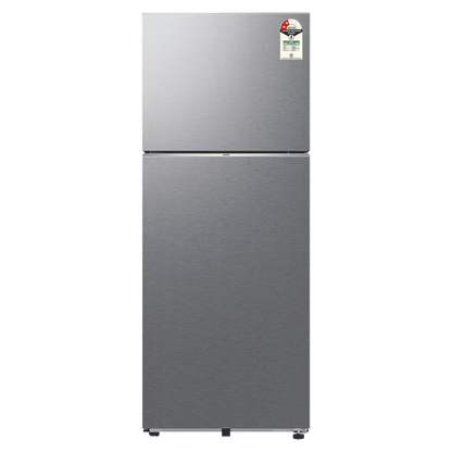 SAMSUNG 419 Litres 2 Star Frost Free Double Door Smart Wifi Enabled Refrigerator with Digital Inverter Compressor (RT45DG6A2BSLHL, Real Stainless)