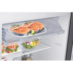 SAMSUNG 419 Litres 2 Star Frost Free Double Door Smart Wifi Enabled Refrigerator with Digital Inverter Compressor (RT45DG6A2BSLHL, Real Stainless)