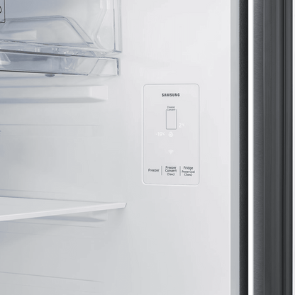 SAMSUNG 419 Litres 2 Star Frost Free Double Door Smart Wifi Enabled Refrigerator with Digital Inverter Compressor (RT45DG6A2BSLHL, Real Stainless)