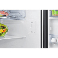 SAMSUNG 419 Litres 3 Star Frost Free Double Door Smart Wifi Enabled Refrigerator with Digital Inverter Compressor (RT45DG6A4DBXHL, Luxe Black)