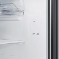 SAMSUNG 419 Litres 3 Star Frost Free Double Door Smart Wifi Enabled Refrigerator with Digital Inverter Compressor (RT45DG6A4DBXHL, Luxe Black)