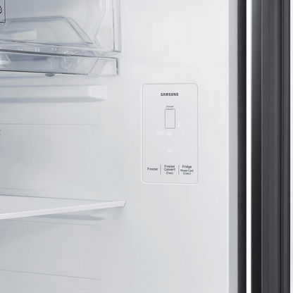 SAMSUNG 419 Litres 3 Star Frost Free Double Door Smart Wifi Enabled Refrigerator with Digital Inverter Compressor (RT45DG6A4DBXHL, Luxe Black)