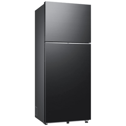 SAMSUNG 419 Litres 3 Star Frost Free Double Door Smart Wifi Enabled Refrigerator with Digital Inverter Compressor (RT45DG6A4DBXHL, Luxe Black)