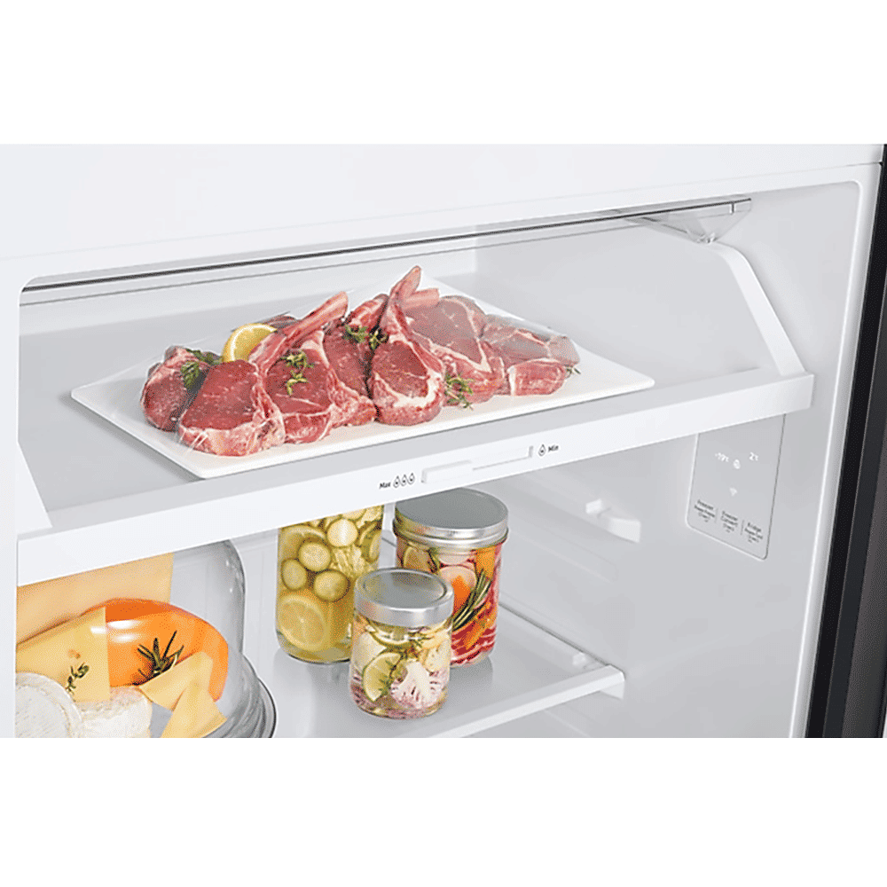 SAMSUNG 465 Litres 1 Star Frost Free Double Door Smart Wifi Enabled Refrigerator with AI Energy Mode (RT51DB682A22TL, Black Glass)