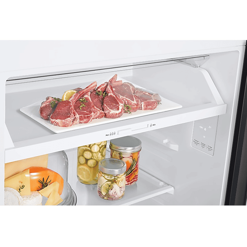 SAMSUNG 465 Litres 1 Star Frost Free Double Door Smart Wifi Enabled Refrigerator with AI Energy Mode (RT51DB682A22TL, Black Glass)