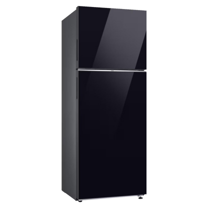 SAMSUNG 465 Litres 1 Star Frost Free Double Door Smart Wifi Enabled Refrigerator with AI Energy Mode (RT51DB682A22TL, Black Glass)