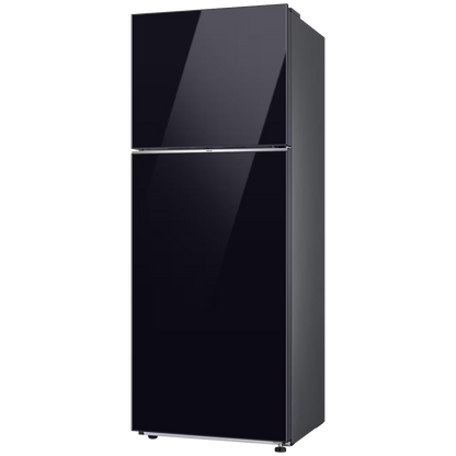 SAMSUNG 465 Litres 1 Star Frost Free Double Door Smart Wifi Enabled Refrigerator with AI Energy Mode (RT51DB682A22TL, Black Glass)