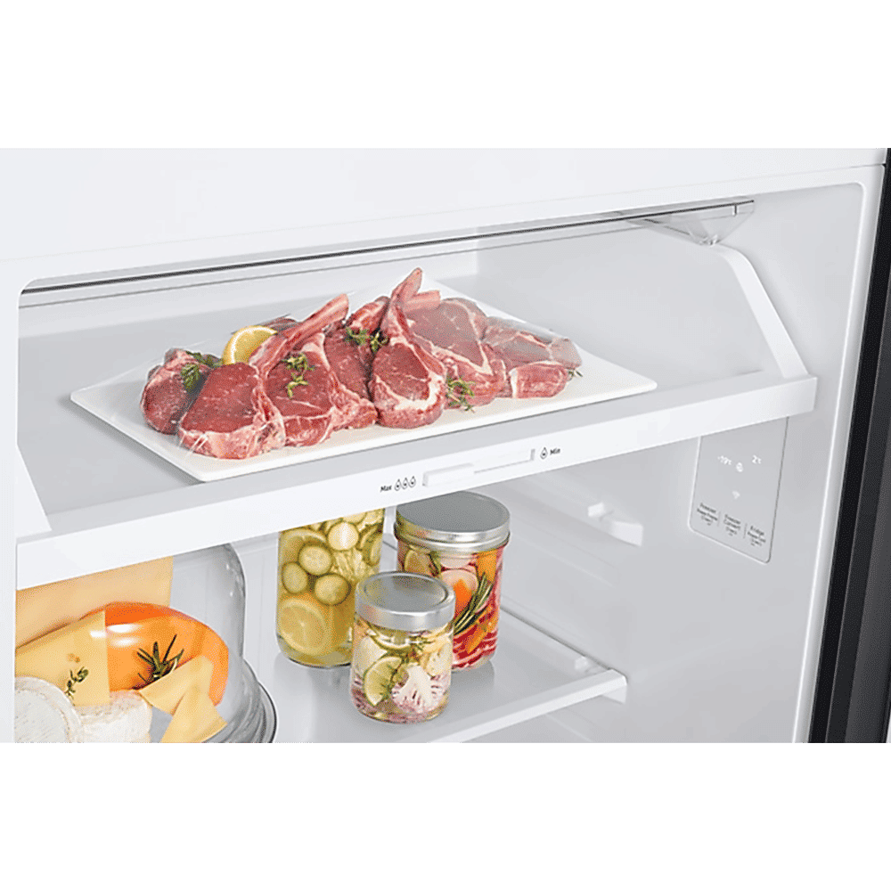 SAMSUNG 465 Litres 2 Star Frost Free Double Door Smart Wifi Enabled Refrigerator with AI Energy Mode (RT51DG682BB1TL, Black Matt)