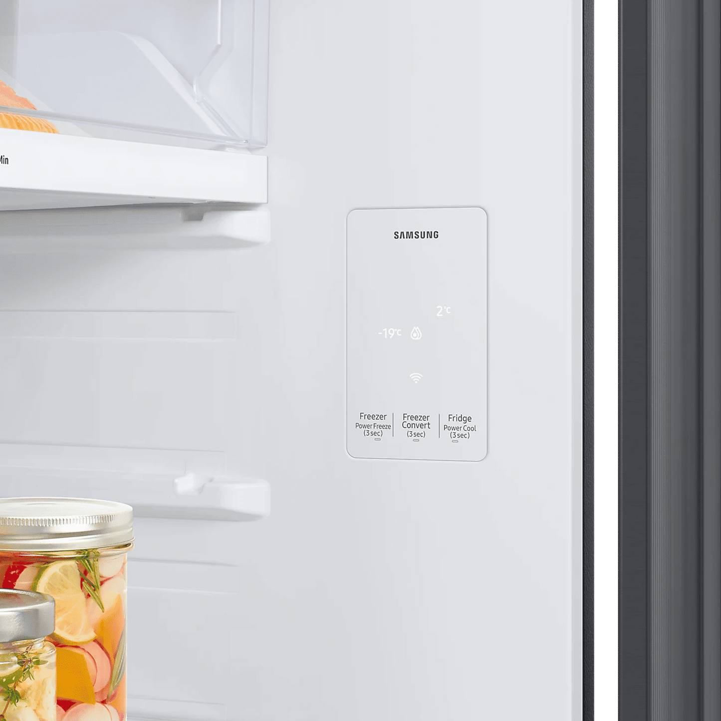 SAMSUNG 465 Litres 2 Star Frost Free Double Door Smart Wifi Enabled Refrigerator with AI Energy Mode (RT51DG682BB1TL, Black Matt)