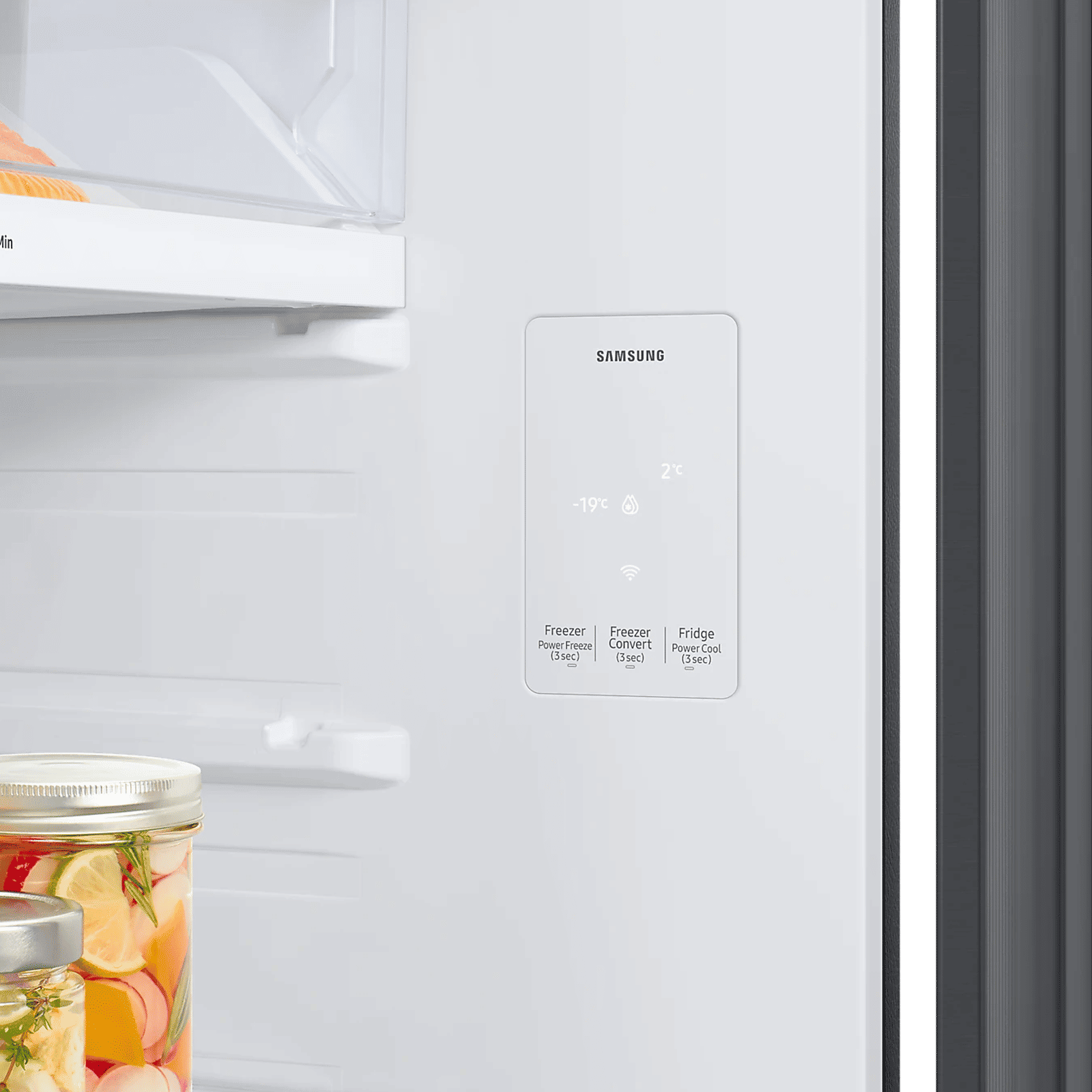 SAMSUNG 465 Litres 2 Star Frost Free Double Door Smart Wifi Enabled Refrigerator with AI Energy Mode (RT51DG682BB1TL, Black Matt)