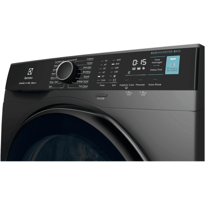 Electrolux 9 kg 5 Star Inverter Fully Automatic Front Load Washing Machine (Ultimate Care 500, EWF9024R5SB, Woolmark Approved, Onyx Dark Silver)