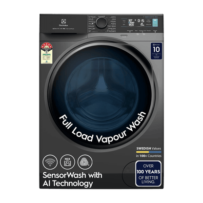 Electrolux 11 kg 5 Star Wifi Inverter Fully Automatic Front Load Washing Machine (Ultimate Care 700, EWF1142R7SB, Woolmark Approved, Onyx Dark Silver)