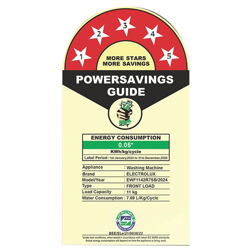 Electrolux 11 kg 5 Star Wifi Inverter Fully Automatic Front Load Washing Machine (Ultimate Care 700, EWF1142R7SB, Woolmark Approved, Onyx Dark Silver)