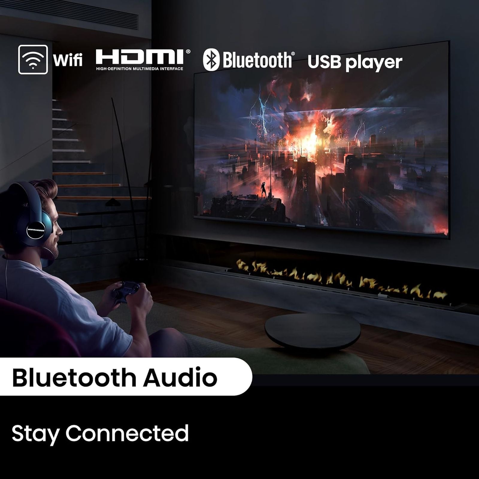 Hisense E6N 109.22 cm (43 inch) 4K Ultra HD LED Google TV with Dolby Digital (2024 model)