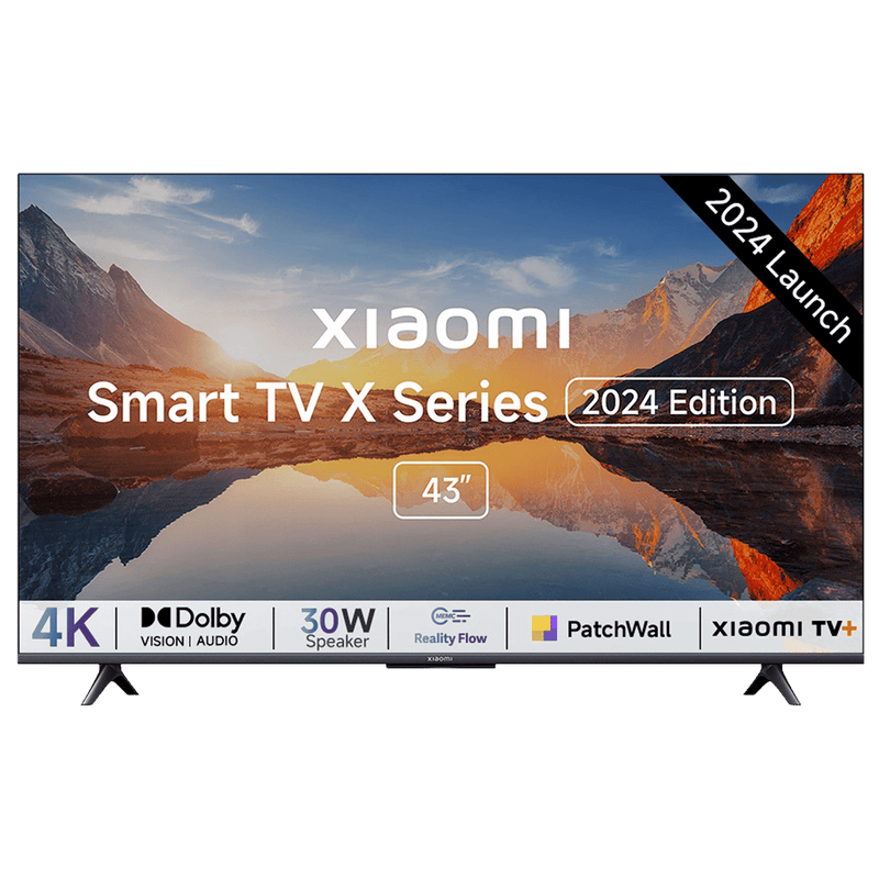 Xiaomi X Series 109.22 cm (43 inch) 4K Ultra HD LED Google TV with Vivid Picture Engine