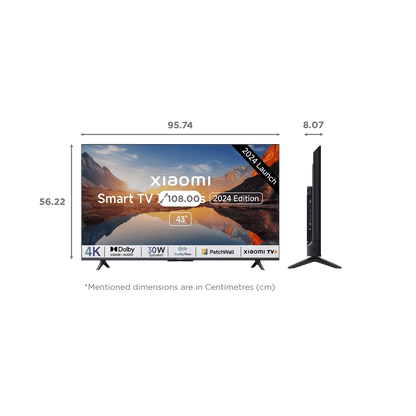 Xiaomi X Series 109.22 cm (43 inch) 4K Ultra HD LED Google TV with Vivid Picture Engine
