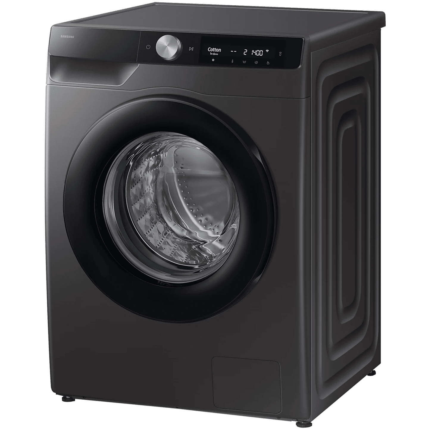 SAMSUNG 12 kg 5 Star Wi-Fi Inverter Fully Automatic Front Load Washing Machine (WW12DG6B24AXTL, AI Control, Inox)