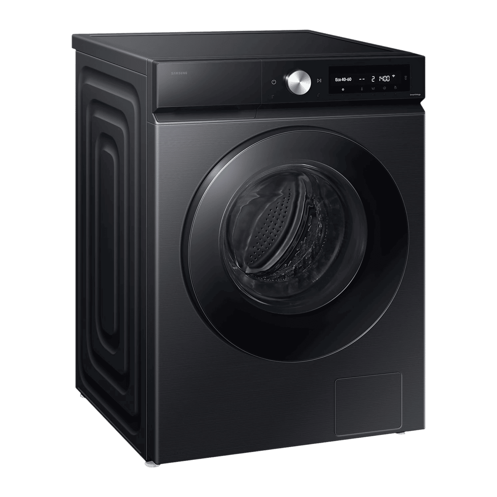 SAMSUNG 12 kg 5 Star Wi-Fi Inverter Fully Automatic Front Load Washing Machine (WW12DB7B24GBTL, AI Control, Black)