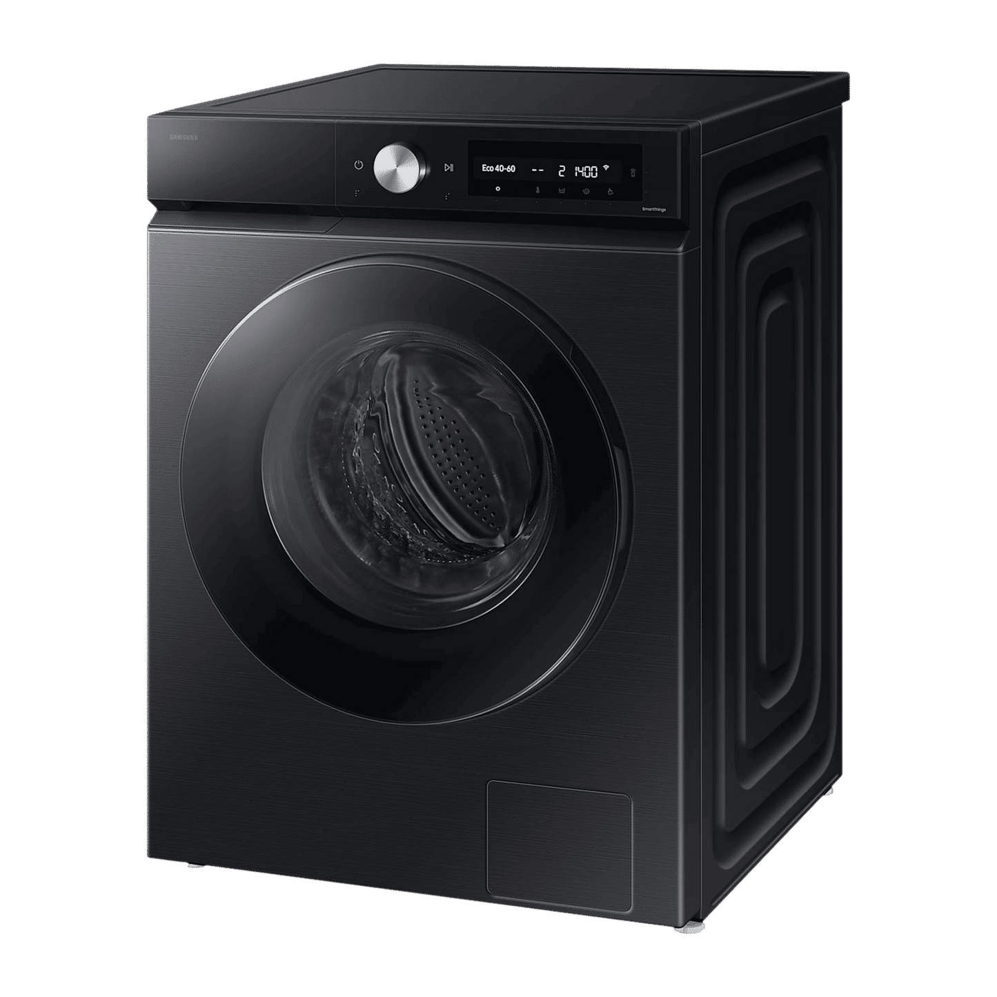 SAMSUNG 12 kg 5 Star Wi-Fi Inverter Fully Automatic Front Load Washing Machine (WW12DB7B24GBTL, AI Control, Black)