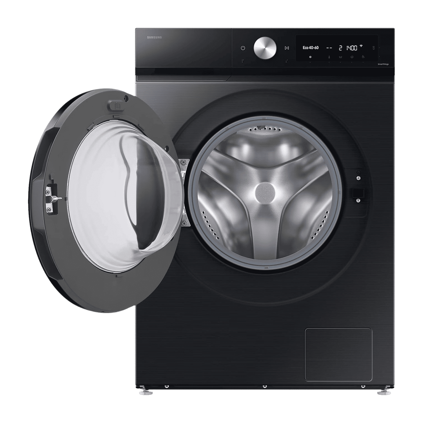 SAMSUNG 12 kg 5 Star Wi-Fi Inverter Fully Automatic Front Load Washing Machine (WW12DB7B24GBTL, AI Control, Black)