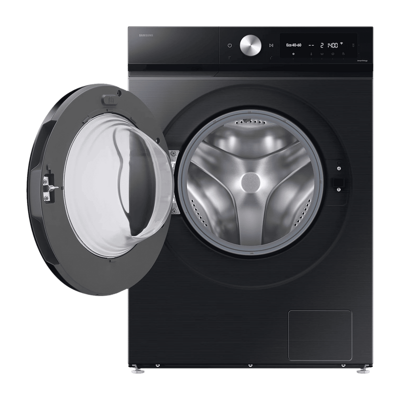SAMSUNG 12 kg 5 Star Wi-Fi Inverter Fully Automatic Front Load Washing Machine (WW12DB7B24GBTL, AI Control, Black)
