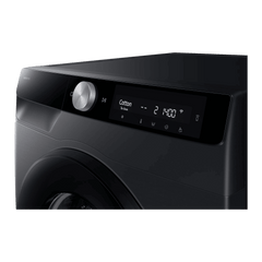 SAMSUNG 12 kg 5 Star Wi-Fi Inverter Fully Automatic Front Load Washing Machine (WW12DG6B24ABTL, AI Control, Black)