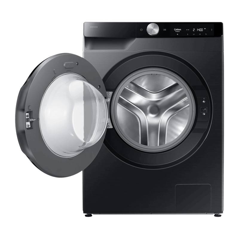 SAMSUNG 12 kg 5 Star Wi-Fi Inverter Fully Automatic Front Load Washing Machine (WW12DG6B24ABTL, AI Control, Black)