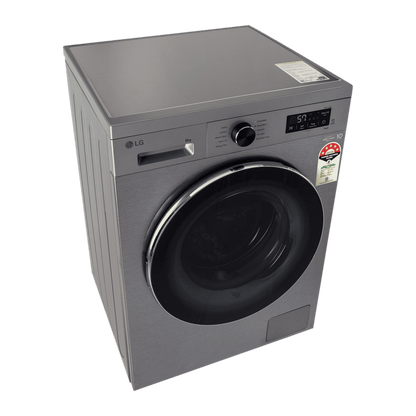 LG 8 kg 5 Star Wi-Fi Inverter Fully Automatic Front Load Washing Machine (FHB1208Z4P, Smart Diagnosis, Platinum Silver)