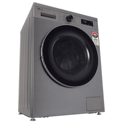 LG 8 kg 5 Star Wi-Fi Inverter Fully Automatic Front Load Washing Machine (FHB1208Z4P, Smart Diagnosis, Platinum Silver)